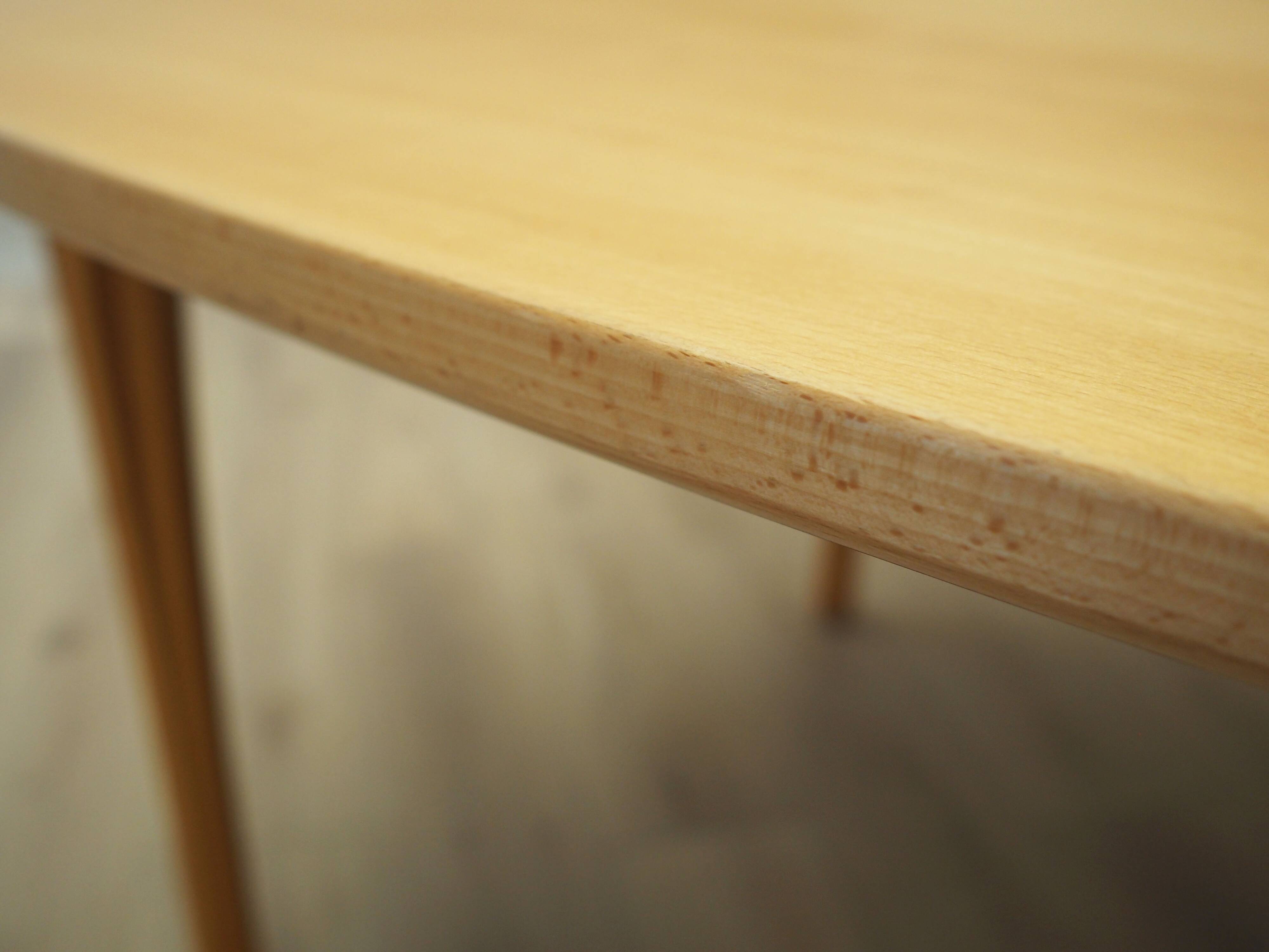 Beech table, Danish design, 1970s, designer: Takshi Okamura & Erik Marquard