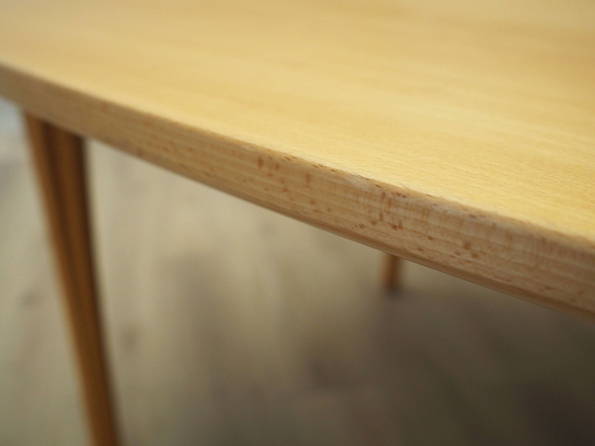 Beech table, Danish design, 1970s, designer: Takshi Okamura & Erik Marquard