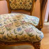 Paire de cabriolets de style Louis XV