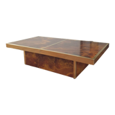 Vintage coffee table 70s Lancel bar