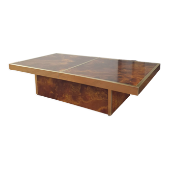 Table basse vintage années 70 Lancel bar