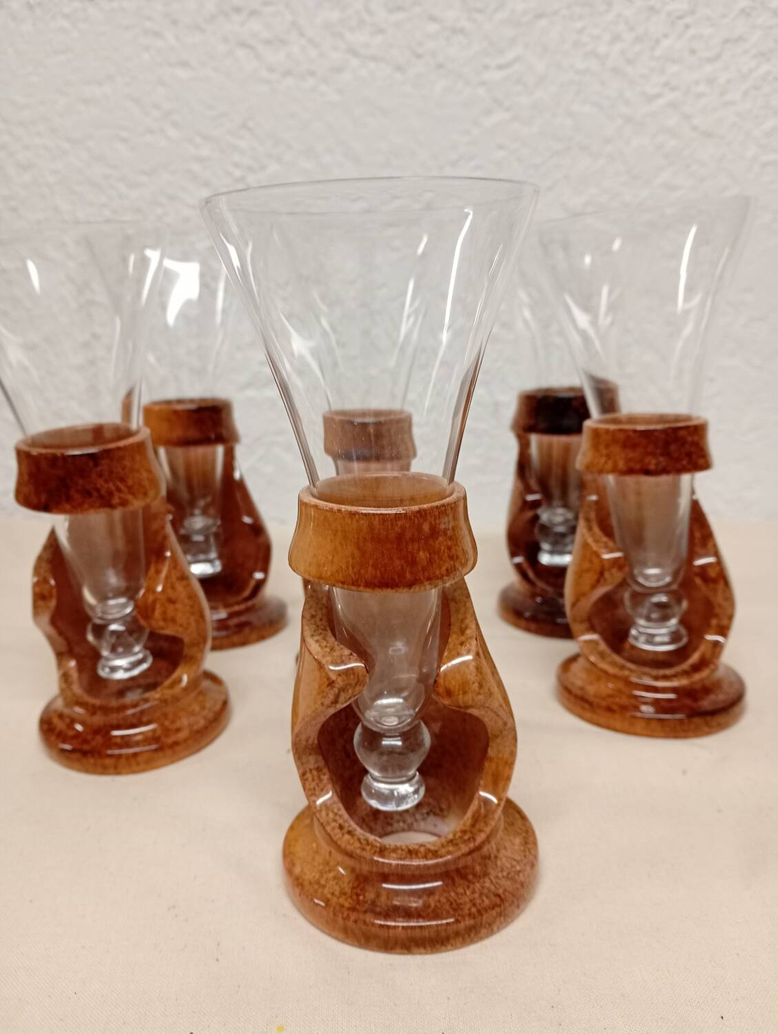 Champagne flutes Francis Dumelié