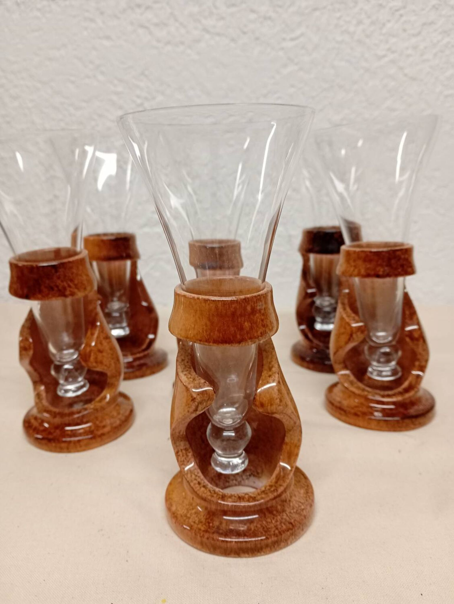 Champagne flutes Francis Dumelié