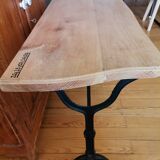 Wood and wrought iron console