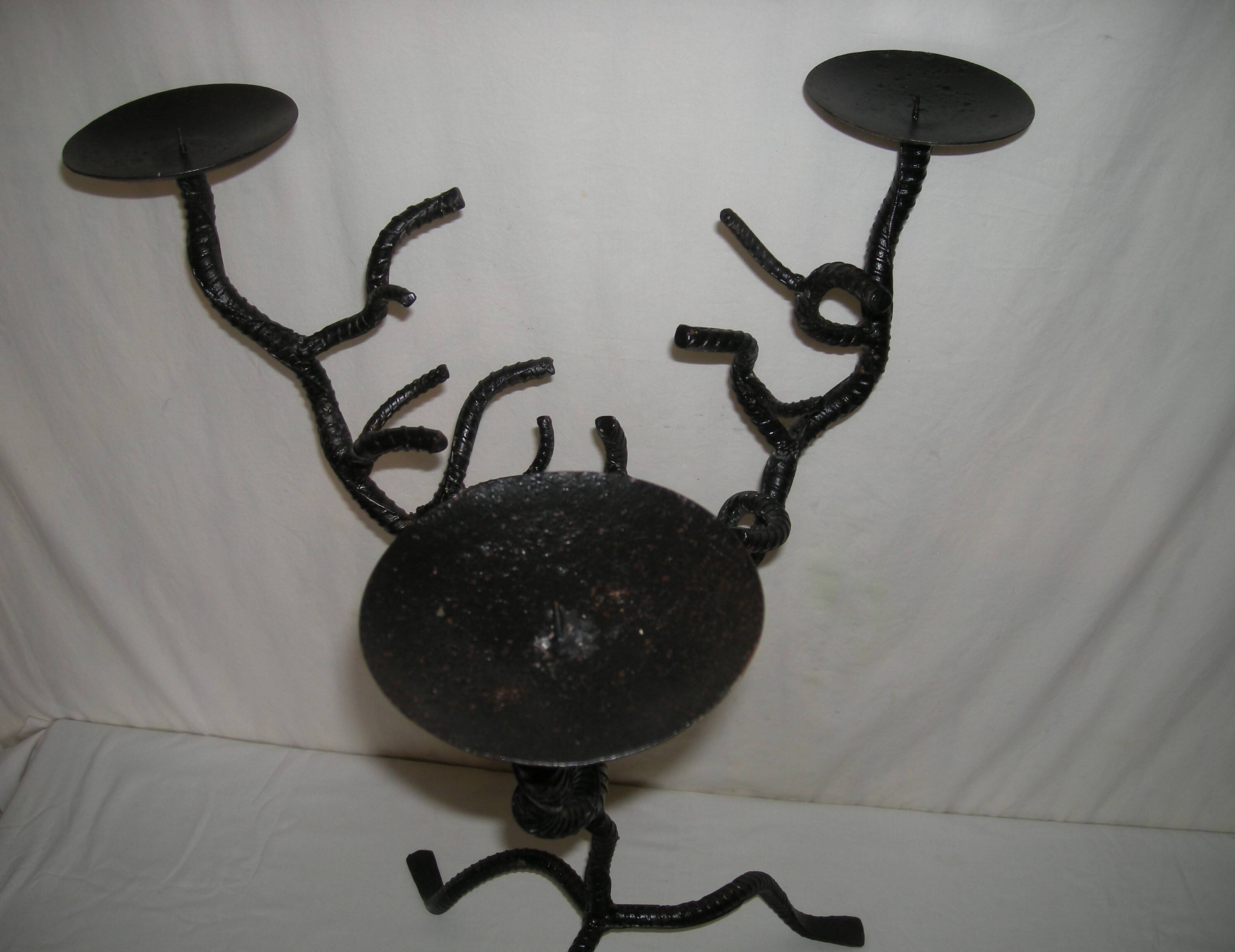 1960s tripod candelabrum