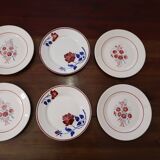 6 Badonviller dessert plates