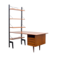 Royal set, desk and shelf, teak, Poul Cadovius