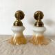 Pair of tulip sconces