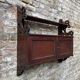 Antique mahogany wall cabinet/shelf