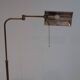 Vintage brass reading floor lamp