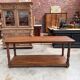 Draper's table from the early 20th century in oak