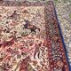 Tapis persan ispahan fait main scène chasse royale laine coton 160x110cm