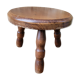Tabouret tripode en bois