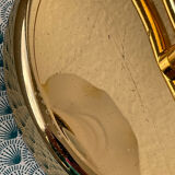 Pair of vintage 80s flower lamps