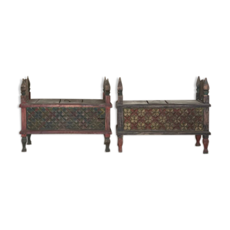 Pair of old chests
