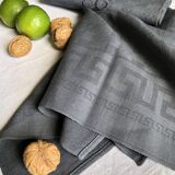 Suite of four napkins tinted in smoke grey