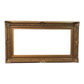 Wooden frame with stucco and gilding from around 1900