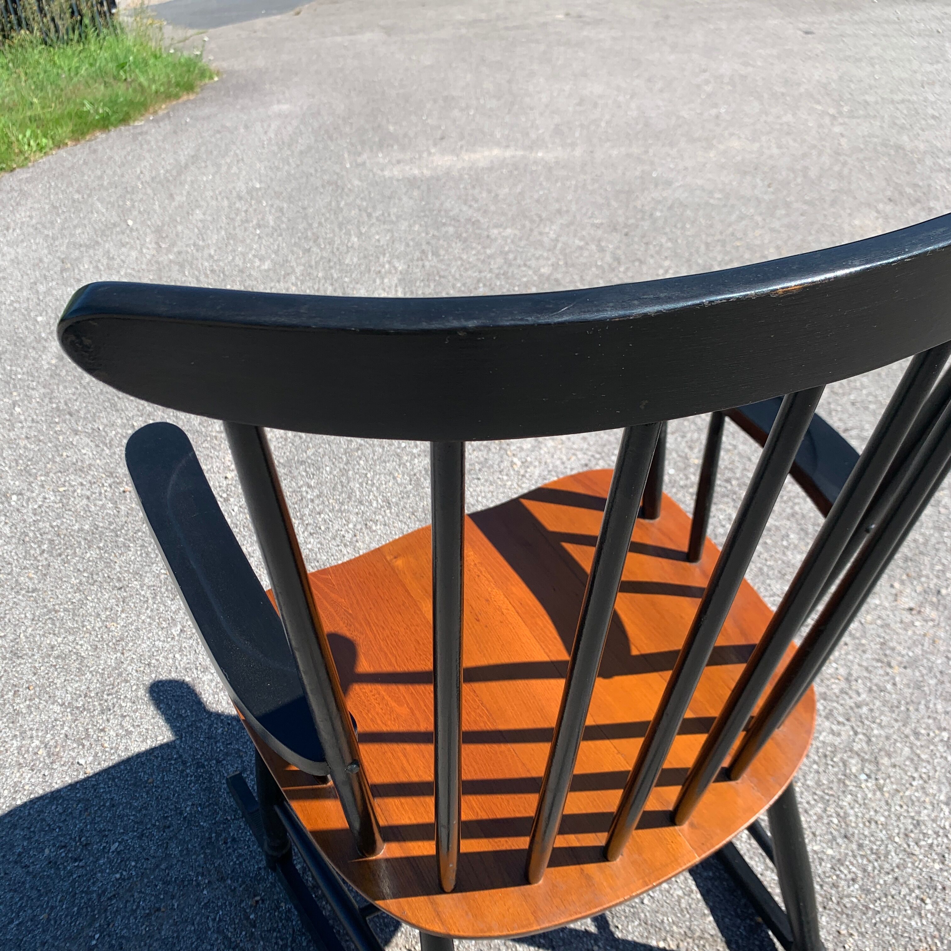 Fauteuil a bascule rocking chair scandinave