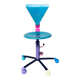 Colorful Desk Chair, 1980s