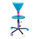 Colorful Desk Chair, 1980s