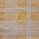 4 old yellow towels