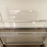 Magazine rack by David Lange for Roche Bobois