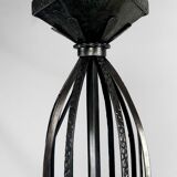 Important wrought iron chandelier, Art Deco Gothic, France, Circa 1920