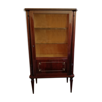 Showcase Louis XVI style mahogany