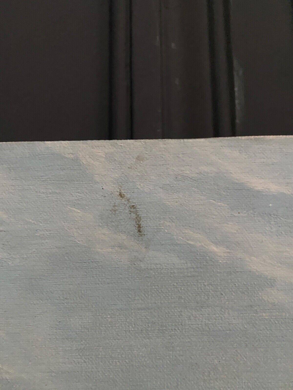 Oil on canvas by Michèle Culpo June 85 mountain landscape 20th century