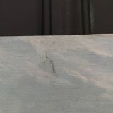 Oil on canvas by Michèle Culpo June 85 mountain landscape 20th century