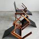 Set of 4 Mid Century dining chairs in rosewood style Afra and Tobia Scarpa.
