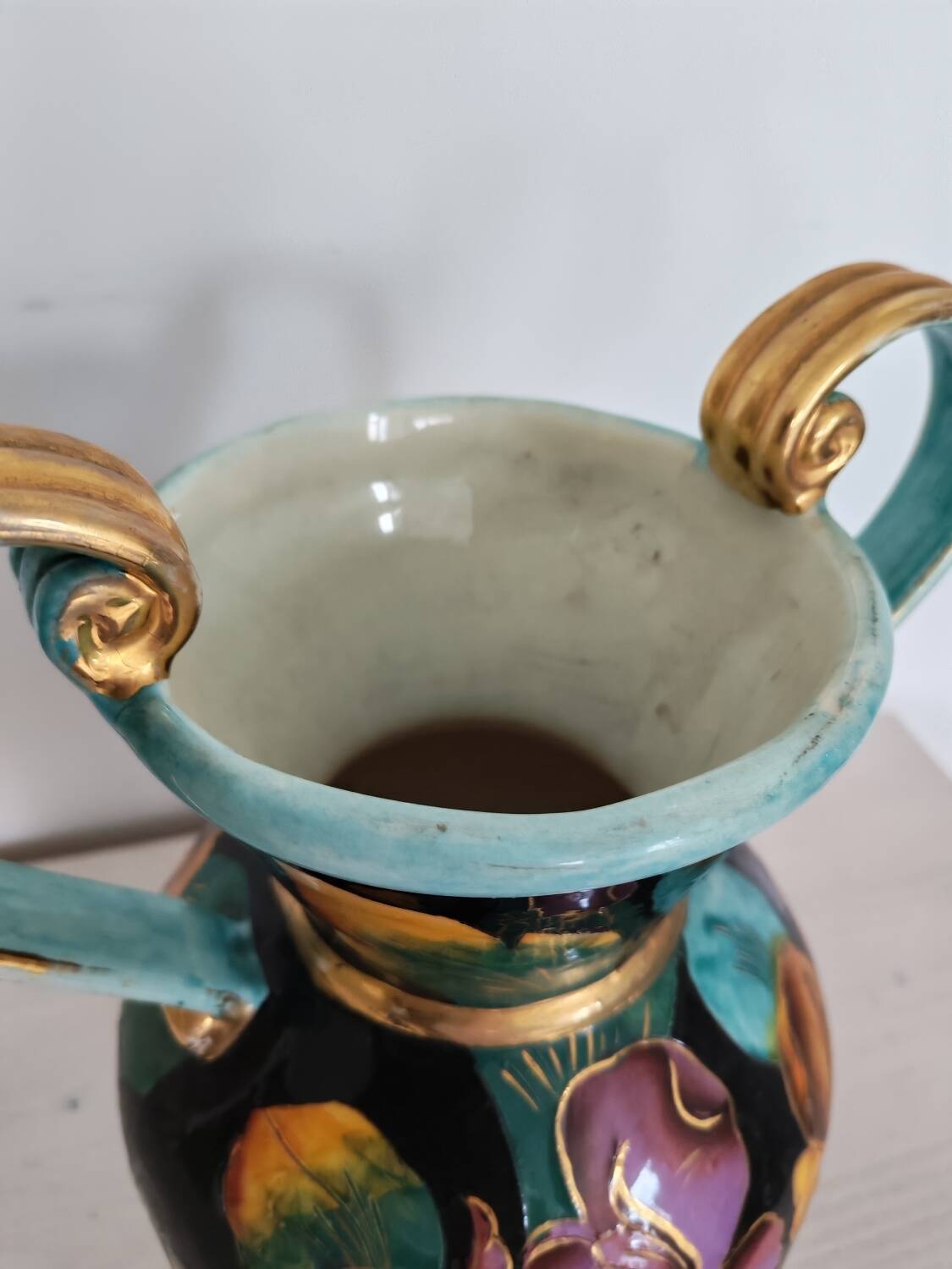 Ceramic vase Vallauris 1960