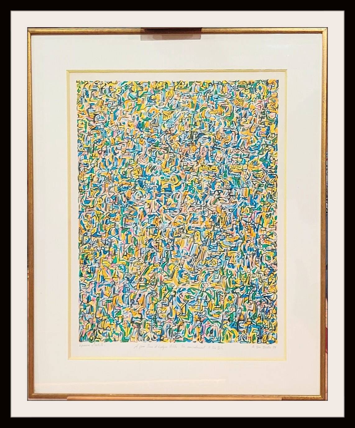 Proof by the artist Ben Bella - Painting - Abstract painting