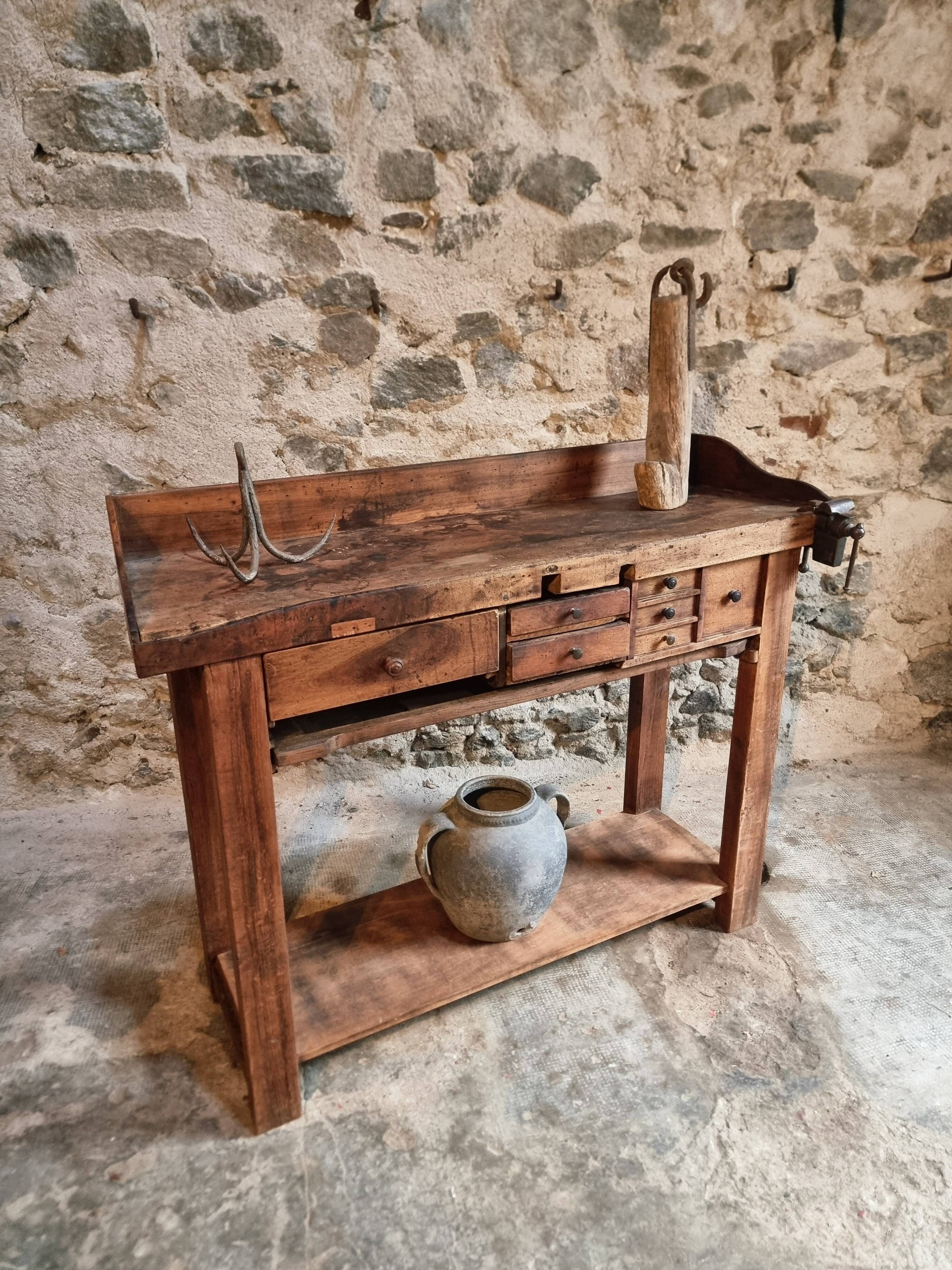 French watchmaker's workbench – around 1900–1920