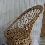 Children's wicker chair, Emmanuelle style