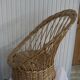 Fauteuil enfant en osier, style Emmanuelle