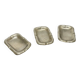 20th century art nouveau fish bones pads, Poland, 1890s, set of 3