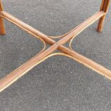 Table vintage en rotin