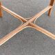 Table vintage en rotin