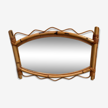 Miroir en bambou