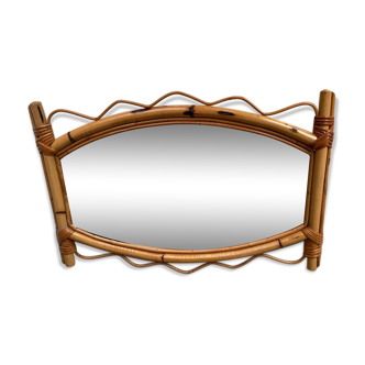 Miroir en bambou