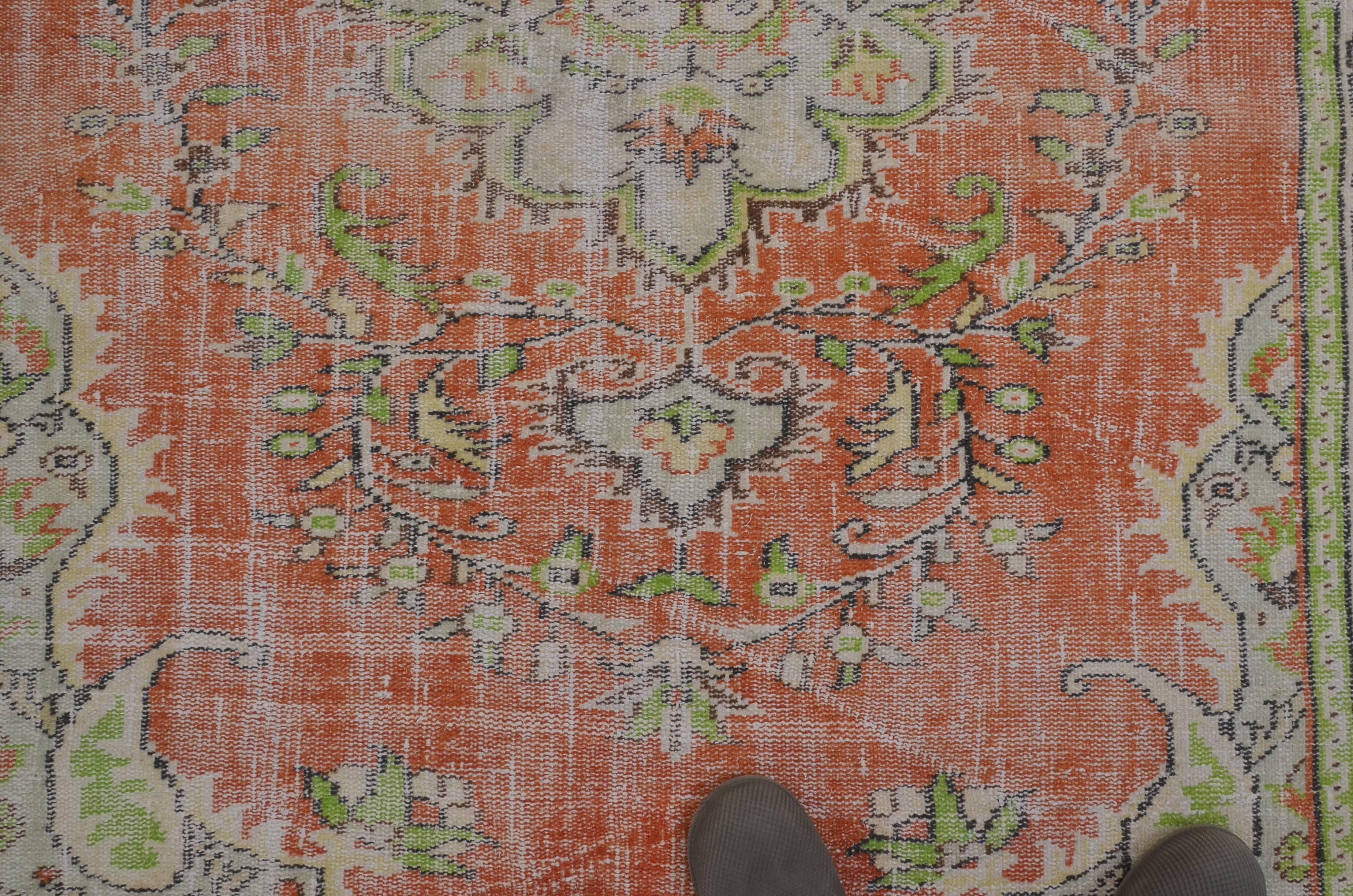 Tapis neutre coloré Oushak sku1315