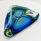 Cendrier, vide-poche triangulaire en verre de Murano, Italie années 1960