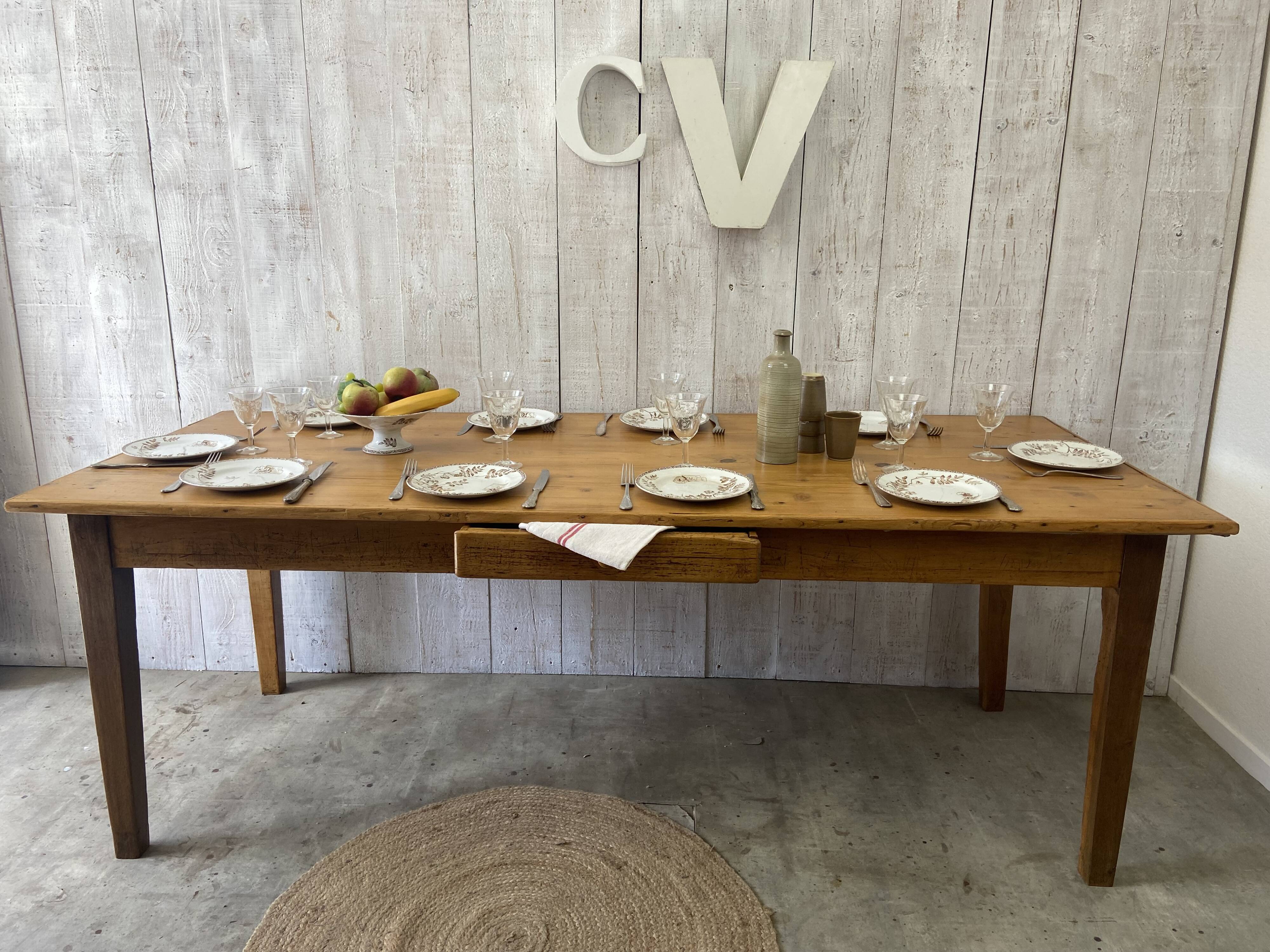 202cm farmhouse table