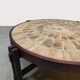 French Riviera vintage ceramic coffee table Roger Capron 1970s