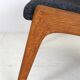 Fully restored Kurt Østervig / Rolschau Møbler “Wing Chair” armchair, mid-century Danish modern design, 1950s/1960s