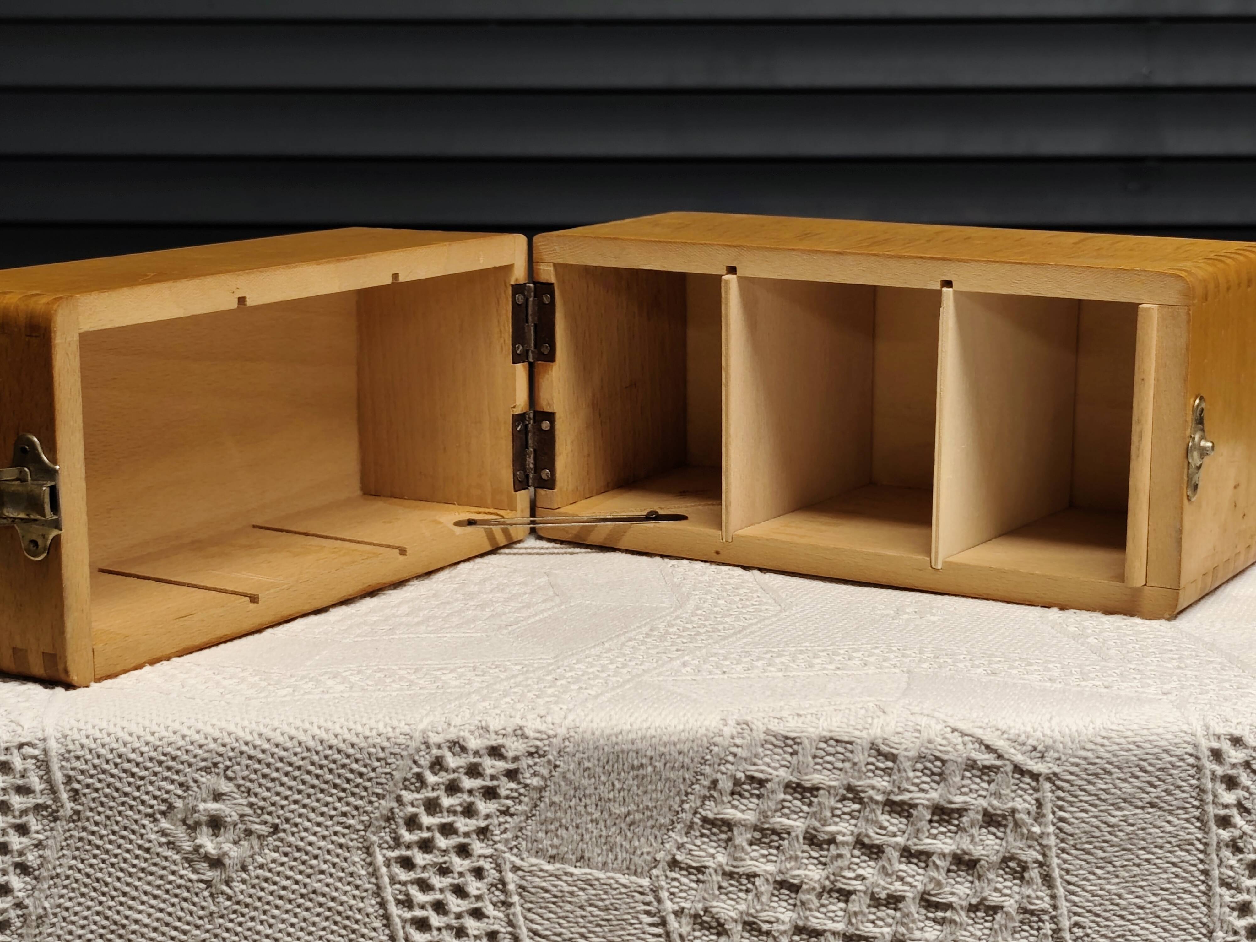 "Vintage" index card boxes