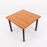 Table à manger vintage pliable en noyer, design italien, 1980