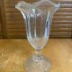 Set of 6 Ice Cream Bowls FIDENZA Moulded Glass Petal Shape Italy #E126