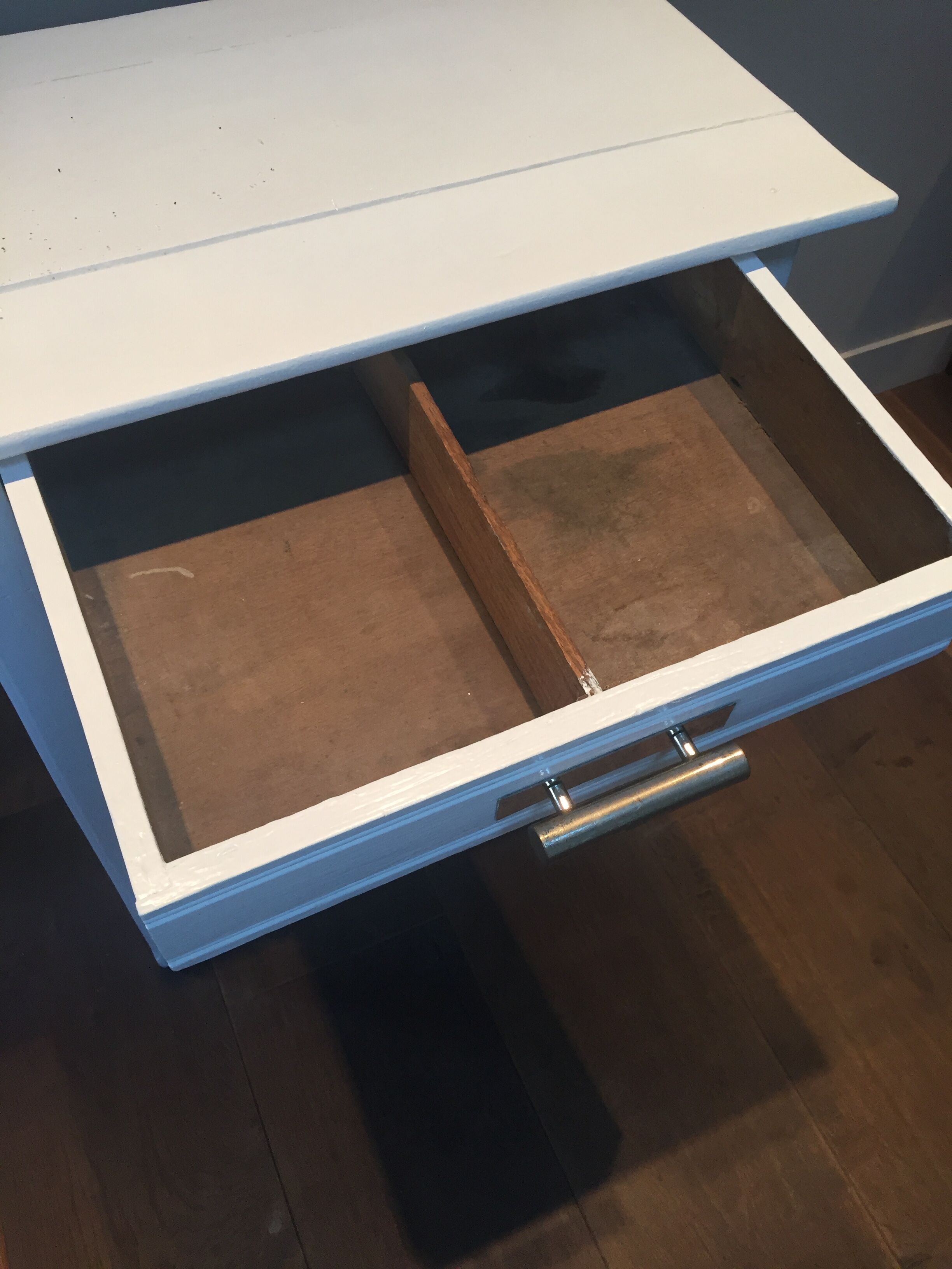 White Parisian buffet